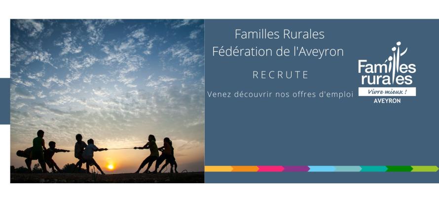 Familles Rurales recrute 