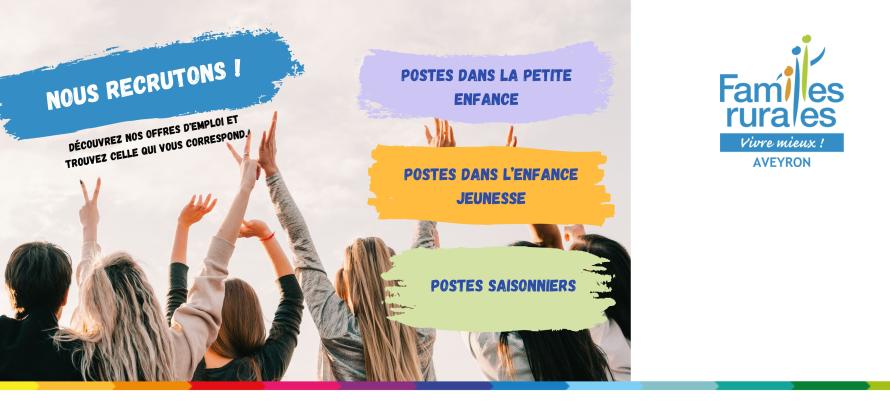 offres emploi familles rurales 