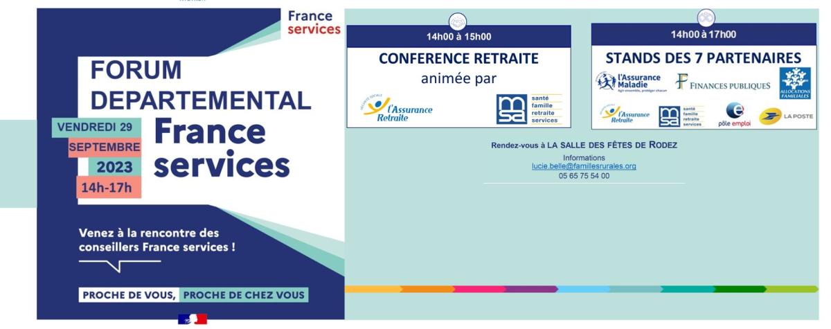 Forum Départemental France services Aveyron 2023