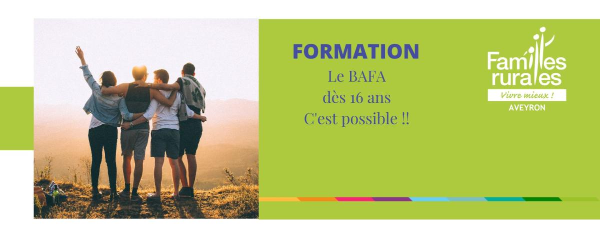 Bafa dès 16 ans